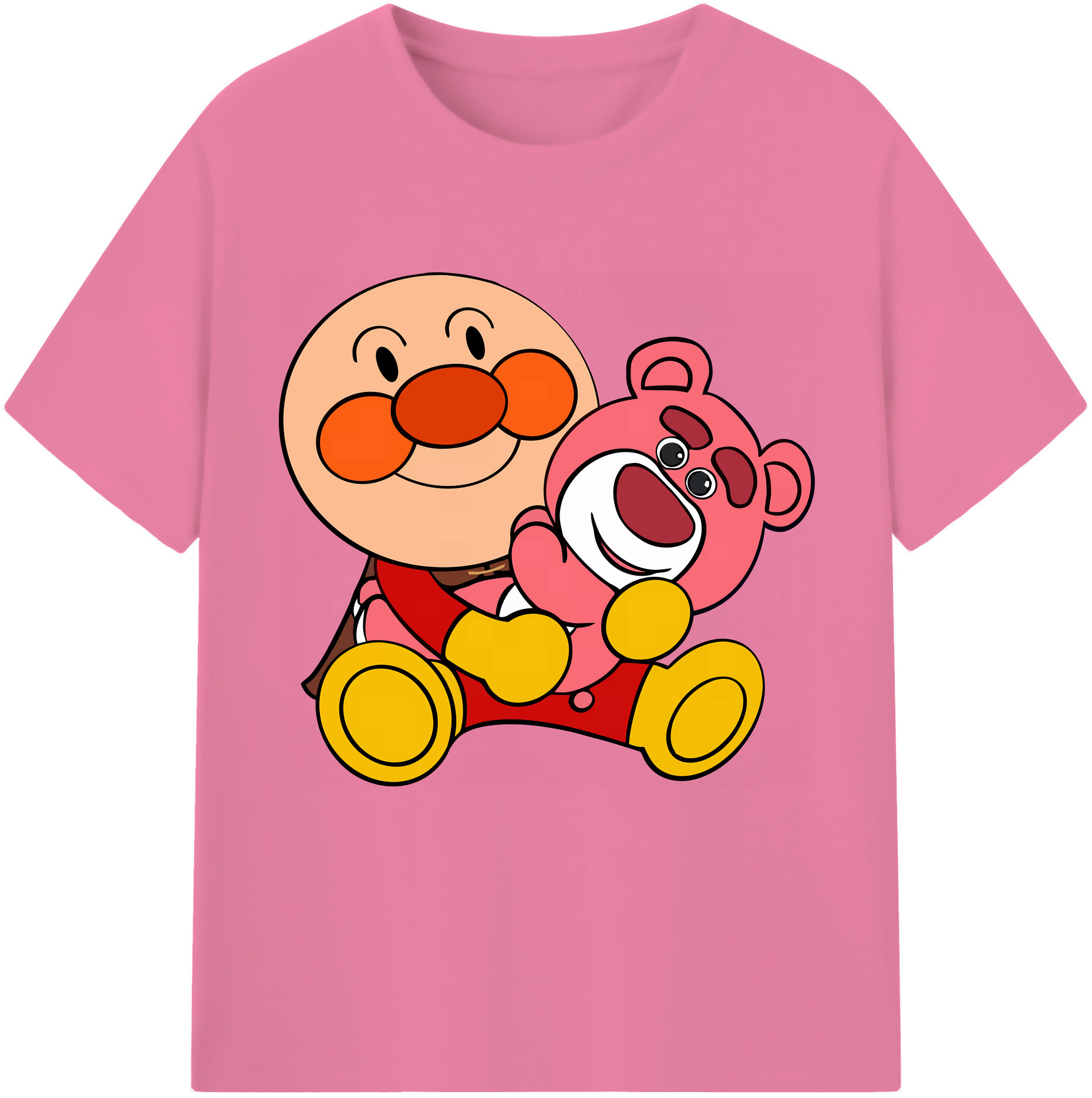 （画像用） アンパンマン Anpanman 綿100％半袖Tシャツ（フロントプリント）